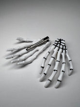 Load image into Gallery viewer, Skeleton Hand Hair Clip (white)
